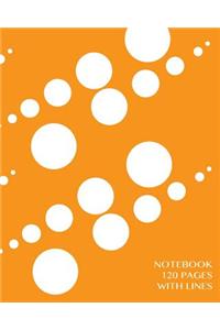 Notebook 120 pages with lines