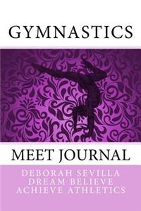 Gymnastics Meet Journal: Girls' Edition