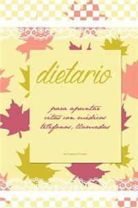 Dietario medicos, telefonos, anotaciones b-n