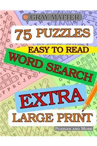 EXTRA LARGE PRINT Word Search