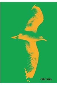 Ethi Pike - Notebook / Extended Lines / Yellow Green Hawk