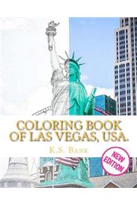 Coloring Book of Las Vegas, Usa. New Edition.