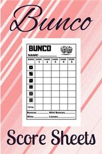 Bunco Score Sheets