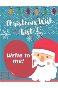 Christmas Wish List - Dear Santa - Letter to Santa