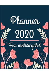 Planner 2020 for motorcycles