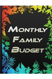Monthly Family Budget
