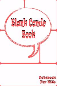 Blank Comic Book. Notebook for Kids