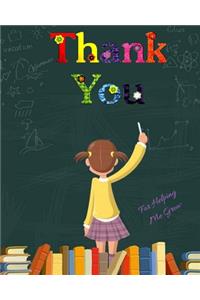Thank you for helping me grow