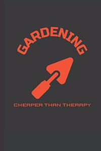 Gardening Cheaper Than Therapy