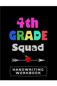 4th Grade Squad Handwriting Workbook