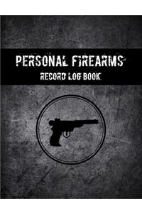 Personal Firearms Record Log Book