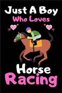 Just a boy who loves horse racing