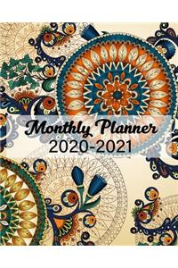 Monthly Planner 2020-2021