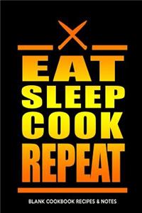 Blank Cookbook Recipes & Notes