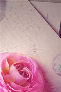 PINK ROSE - a lined journal