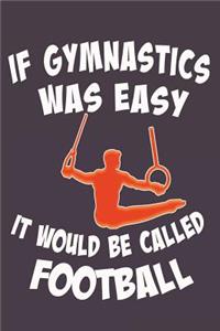 If Gymnastics was easy it would be Called Football