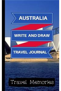 Australia Write and Draw Travel Journal
