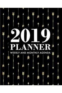 2019 Planner Weekly and Monthly Agenda