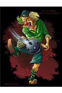 Livre de coloriage Clowns tueurs effrayants 1