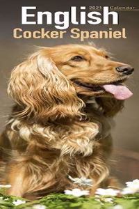 English Cocker Spaniel 2021 Slim Calendar