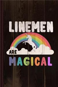 Linemen Are Magical Journal Notebook