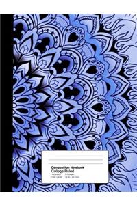 Composition Notebook College Ruled 7.44 X 9.59 Inches 100 Sheets / 200 Pages