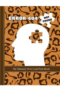 Error 404 Not Found