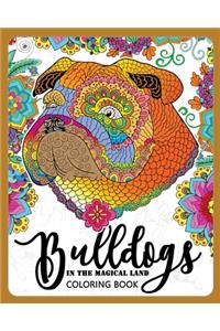 BullDogs in Magical Land Coloring Book