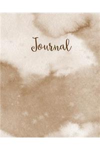 Bullet Dot Grid Journal - Watercolor Collection (Brown)