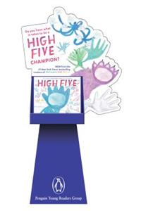 High Five 8-copy SIGNED Floor Display w/ Riser