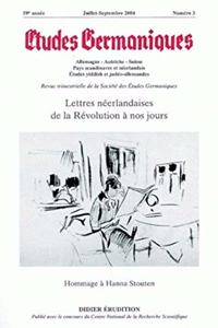 Etudes Germaniques - N/2004