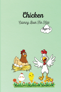 Chicken Coloring Book For Kids