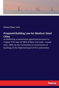 Proposed Building Law for Medium Sized Cities