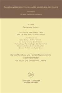 Harnstoffsynthese und Harnstoffzyklusenzyme in der Rattenleber bei akuter und chronischer Urämie