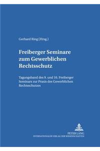 Freiberger Seminare Zum Gewerblichen Rechtsschutz