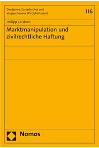 Marktmanipulation Und Zivilrechtliche Haftung