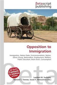 Opposition to Immigration