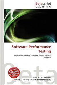 Software Performance Testing