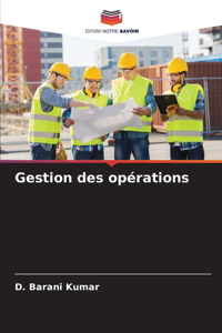 Gestion des opérations