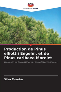 Production de Pinus elliottii Engelm. et de Pinus caribaea Morelet