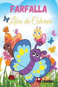 Farfalla Libro da Colorare per i Bambini
