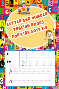 Letter And Number Tracing Books For Kids Ages 3-5