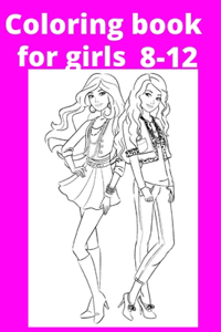 Coloring book for girls 8-12