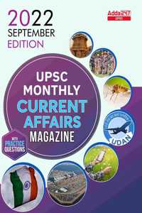 UPSC Monthly Current Affairs Magazine September 2022 (English Printed Edition) by Adda247
