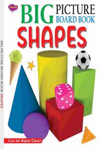 Big Picture Board Book Shapes | Can Be Wiped Clean