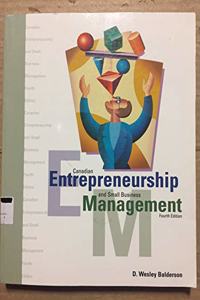 Canadian Entrepreneurship and Small Business Management, 4th edition
