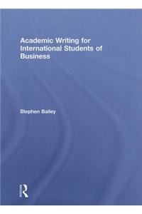 Academic Writing for International Students of Business