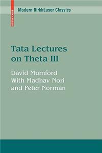 Tata Lectures on Theta 3