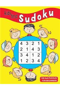 Kids First Sudoku: 100 4x4 Puzzles For Beginners