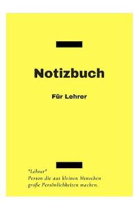 Notizbuch für Lehrer